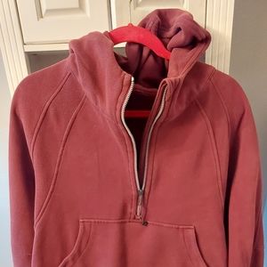 Lululemon hoodie burgundy excellent condition prices are firm. Worn maybe once